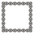 Rectangular decorative frame. Royalty Free Stock Photo