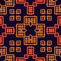 Rectangular experimental computer generated seamless design Royalty Free Stock Photo