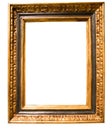 Rectangularframe for photo on isolated background Royalty Free Stock Photo