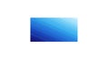 A rectangular graphic features a gradient of diagonal blue stripes, transitioning