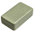 Rectangular Green Soap Bar With Speckled Texture. Natural Skincare And Hygiene Product Isolated On Transparent Royalty Free Stock Photo