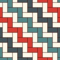 Rectangular interlocking blocks wallpaper. Parquet background. Seamless surface pattern design with repeated rectangles Royalty Free Stock Photo