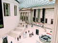 Interior of the British Museum in London, England Royalty Free Stock Photo