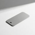 Rectangular metal tag with rounded corners Royalty Free Stock Photo