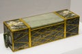 Rectangular pillow from Han dinasty in a Chinese exhibition