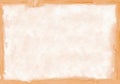 Rectangular regularly shaped light orange watercolour background. Beautiful abstract canvas for congratulations, valentines design