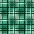 Rectangular seamless pattern in motley green hues