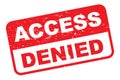 Access denied Royalty Free Stock Photo