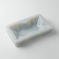 Rectangular silicone mold with smooth, glossy interior designed for casting or baking Royalty Free Stock Photo