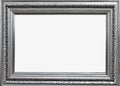 silver elegant frame with empty space in the middle for text