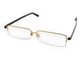 Spectacles Isolated On White Royalty Free Stock Photo