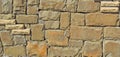 Rectangular stones wall from a natural stone background