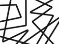 Rectangular template with random straight and curved lines.
