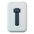 Volume controller flat 3D icon