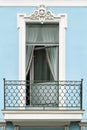 Rectangular window with balcony Royalty Free Stock Photo