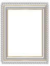 Frame with pearls Royalty Free Stock Photo