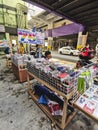 Recto, Manila, Philippines - Sidewalk stalls selling cellphone cases and tempered glass outside Royalty Free Stock Photo
