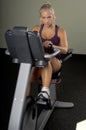 Recumbent Exercise Bike Royalty Free Stock Photo