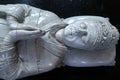 Recumbent statue of Pope Clement VI in the Saint-Robert abbey in La Chaise-Dieu