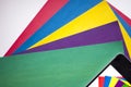Recursion. Colorful background. Use mobile phone. Colors. Photo taken on a mobile phone Royalty Free Stock Photo