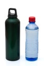 Recyclable alternative to plastic for bottle water Royalty Free Stock Photo