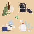 Recyclable materials Royalty Free Stock Photo