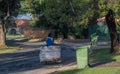 Recyclable products collected from household refuse bins Royalty Free Stock Photo