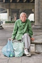 Recyclable trash collector having a break, Guangzhou, China