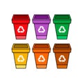 Recycle Bin Trash icon Royalty Free Stock Photo