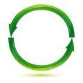 Recycle arrow Royalty Free Stock Photo