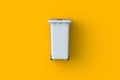 Recycle bin. Plastic garbage can. Waste collection. Trash container. Dustbin for different junk. Box for rubbish. Royalty Free Stock Photo