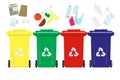 Recycle bin sort garbage Royalty Free Stock Photo
