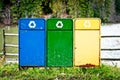 Recycle bins Royalty Free Stock Photo