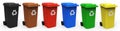 Recycle bins Royalty Free Stock Photo