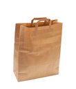 Recycle brown paper bag Royalty Free Stock Photo