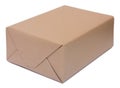 Recycle brown paper box wrap Royalty Free Stock Photo