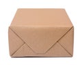 Recycle brown paper box wrap Royalty Free Stock Photo