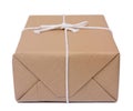 Recycle brown paper box wrap Royalty Free Stock Photo