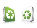 Recycle butons Royalty Free Stock Photo