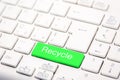 Recycle button on the keyboard Royalty Free Stock Photo