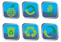 Recycle buttons Royalty Free Stock Photo