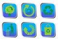Recycle buttons Royalty Free Stock Photo