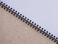 Recycle cardboard paper cover of drawing book Royalty Free Stock Photo