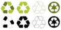 Recycle environment logo Royalty Free Stock Photo
