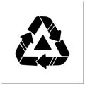 Recycle glyph icon