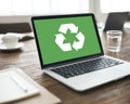 Recycle Green Environment Conservation Eco Concept Royalty Free Stock Photo