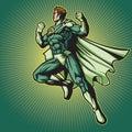 Recycle Hero 2 (with a cape) Royalty Free Stock Photo