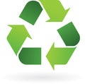 Recycle icon Royalty Free Stock Photo