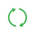 Recycle icon symbol simple design Royalty Free Stock Photo