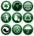 Recycle icons Royalty Free Stock Photo